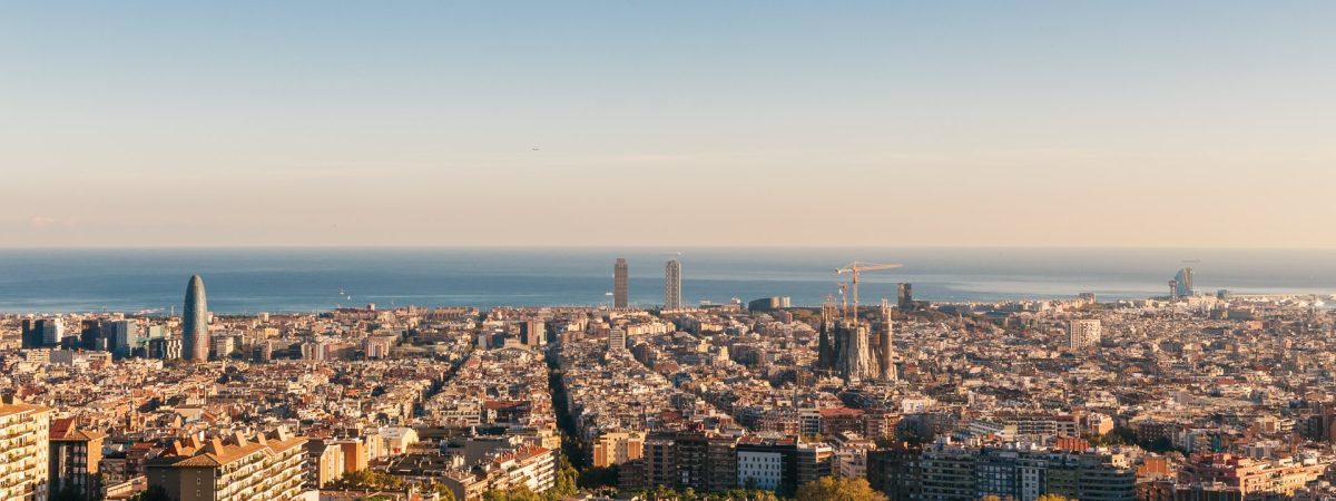 Vue sur Barcelone depuis les Bunkers