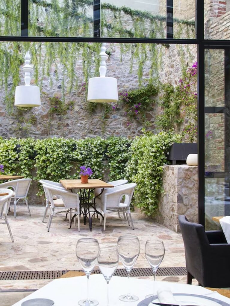 Terrasse de la Boutique Hotel Casa Granados à Tossa de Mar