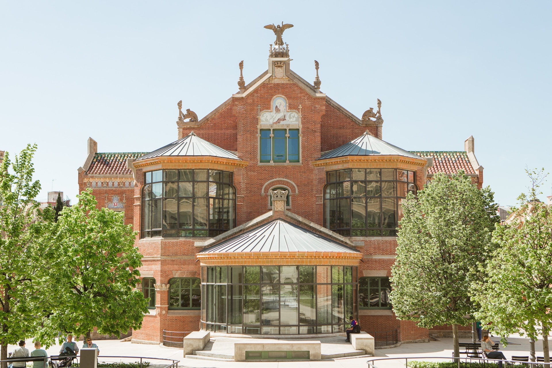 Le pavillon des opérations de l'Hospital Sant Pau à Barcelone