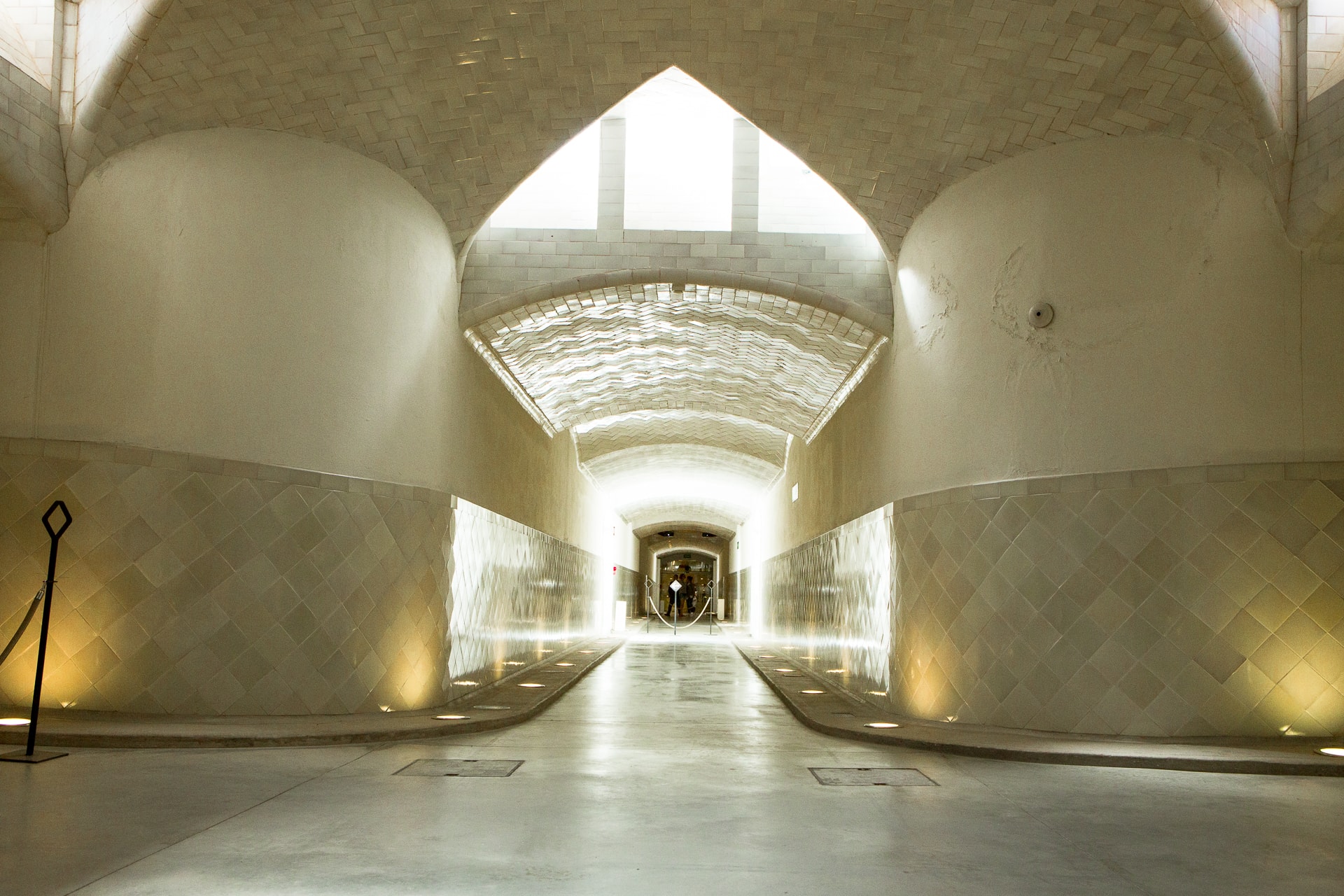 Les tunnels souterrains de l'hospital Sant Pau à Barcelone