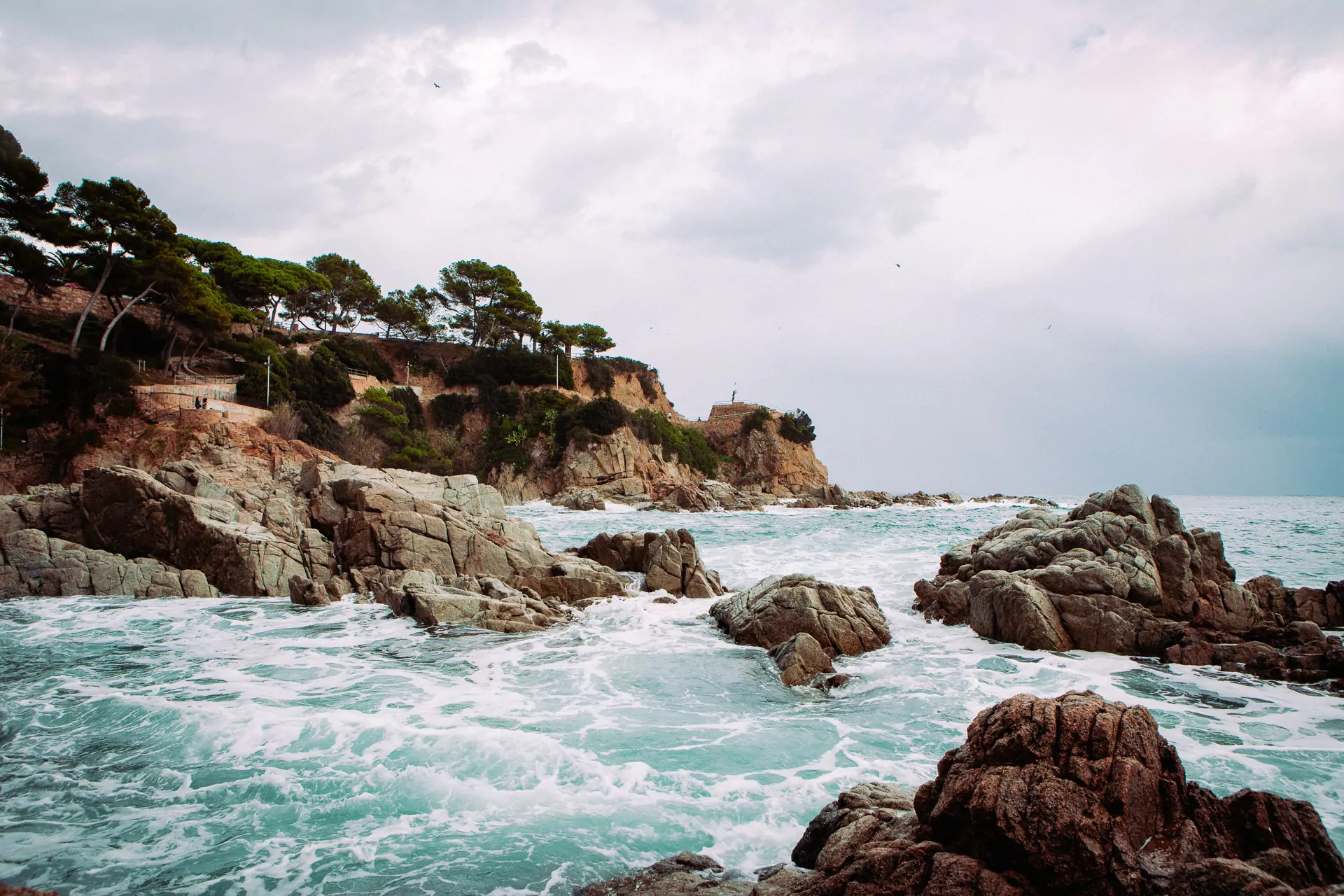 La statue Marinera à Lloret de Mar en Espagne