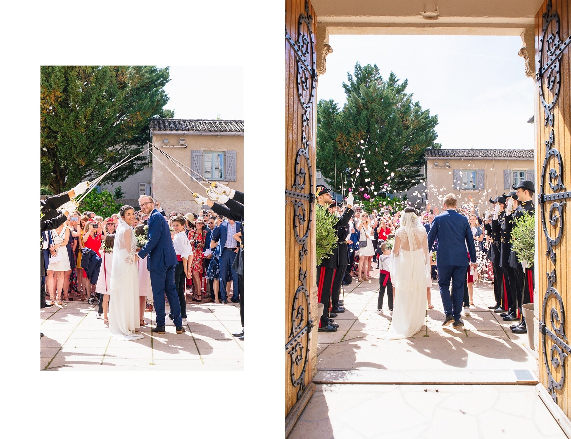 Mariage à l'église de Gleizé dans le Beaujolais