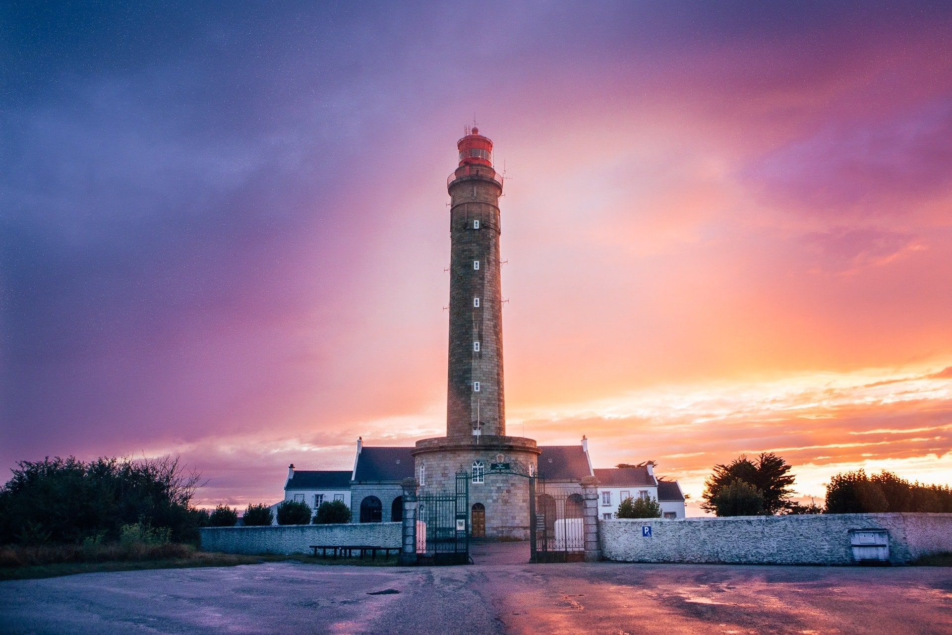 Coucher de soleil à Goulphar à Belle-Île-en-mer