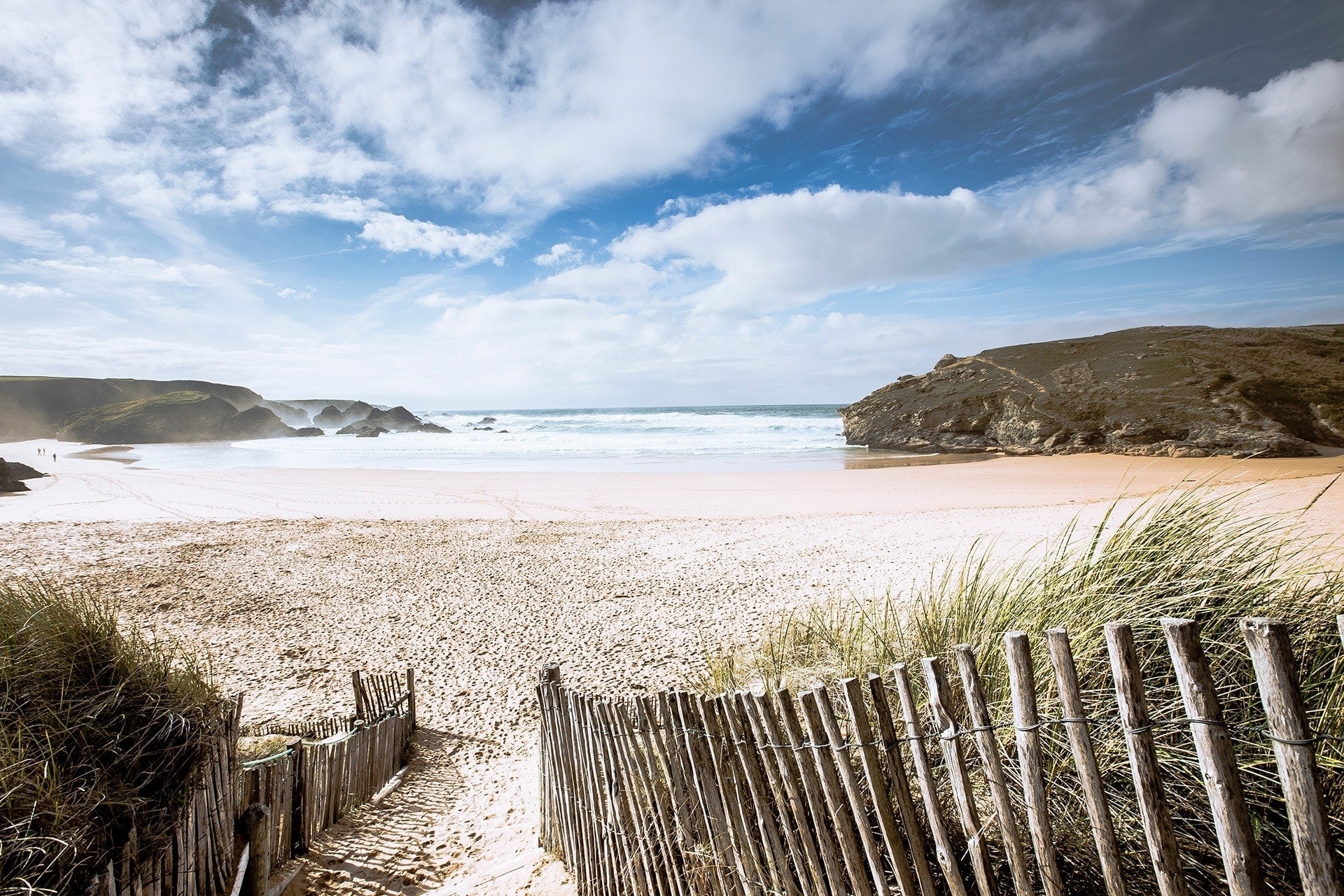 La plage de Donnant à Belle-Île-en-mer