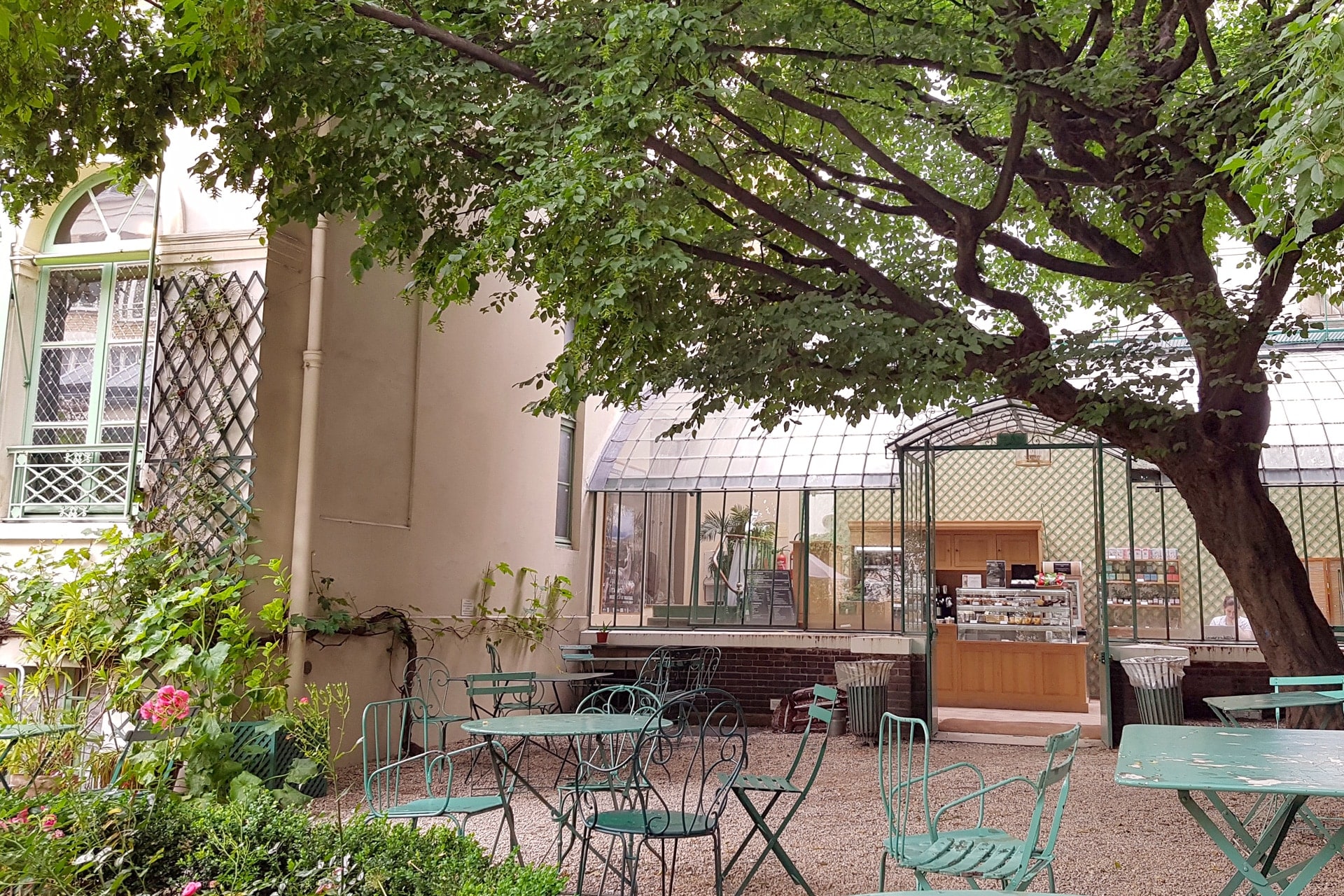 La jolie terrasse cachée du Musée de la Vie Romantique à Paris