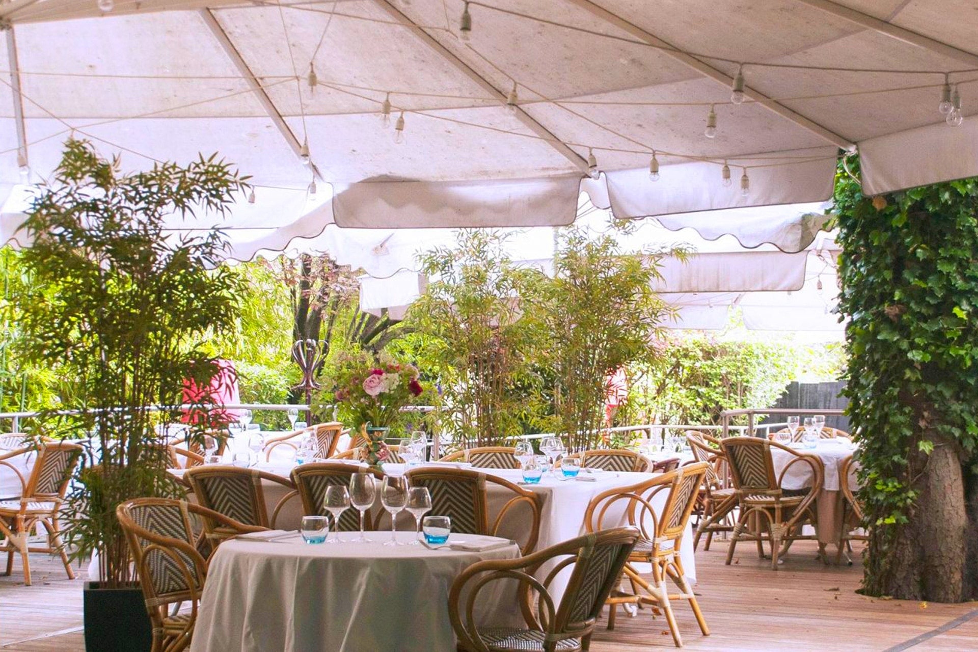 La terrasse du restaurant Villa 9 Trois