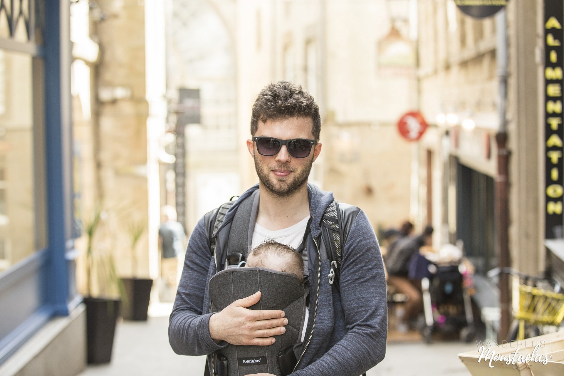 Voyage à Saint-Malo en porte-bébé Babybjorn