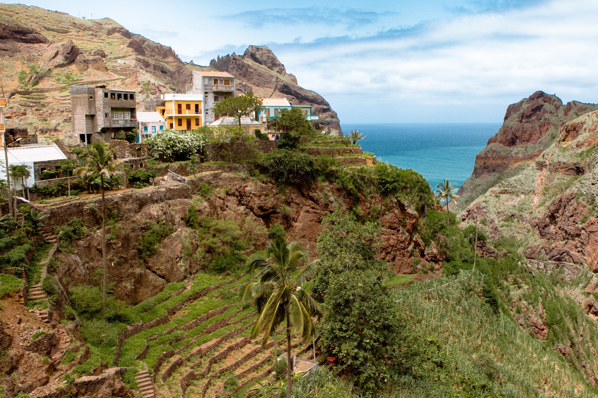 Village de Fontainhas, Santo Antão au Cap-Vert